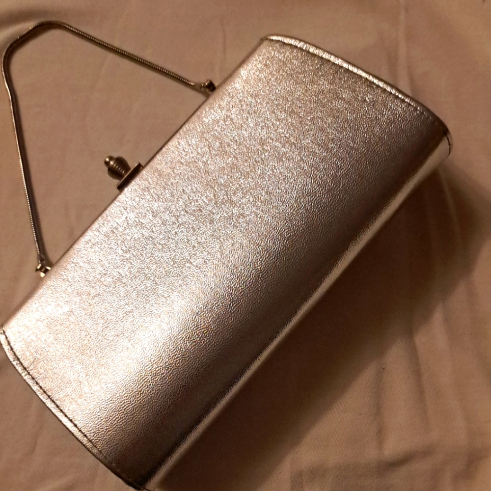 EVENING BAG, SILVER
